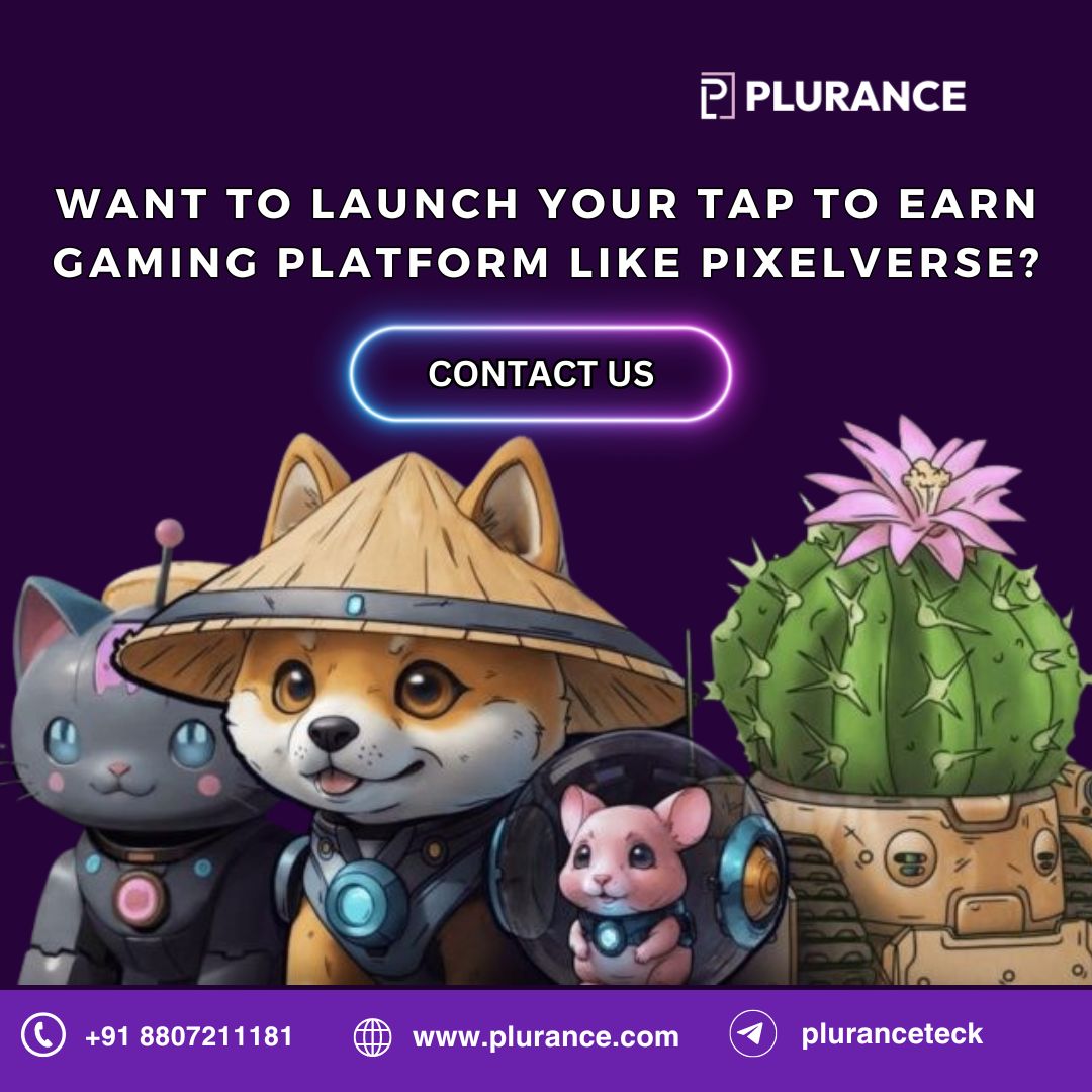 Pixelverse Clone Script For Entering Into Tap To Earn Gaming Industry